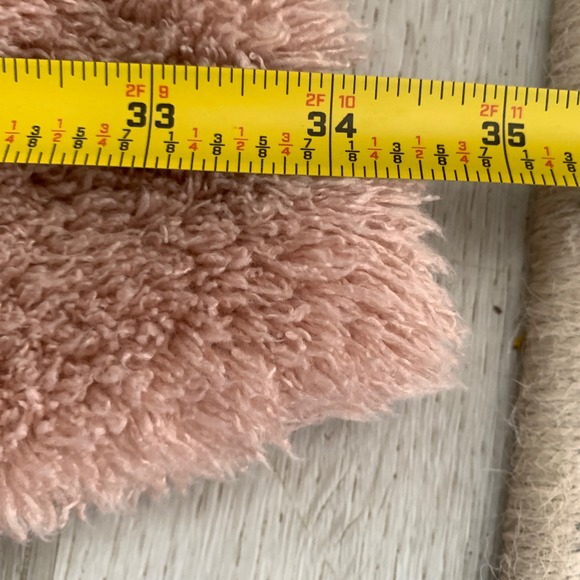 Natori Womens Dusty Rose Pink Plush Sherpa Robe Shawl Collar S/M RN89782 - Picture 6 of 9